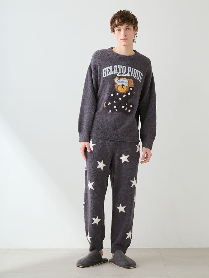 HOMME】べビモコグッドモーニングベアプルオーバー(ニットプルオーバー