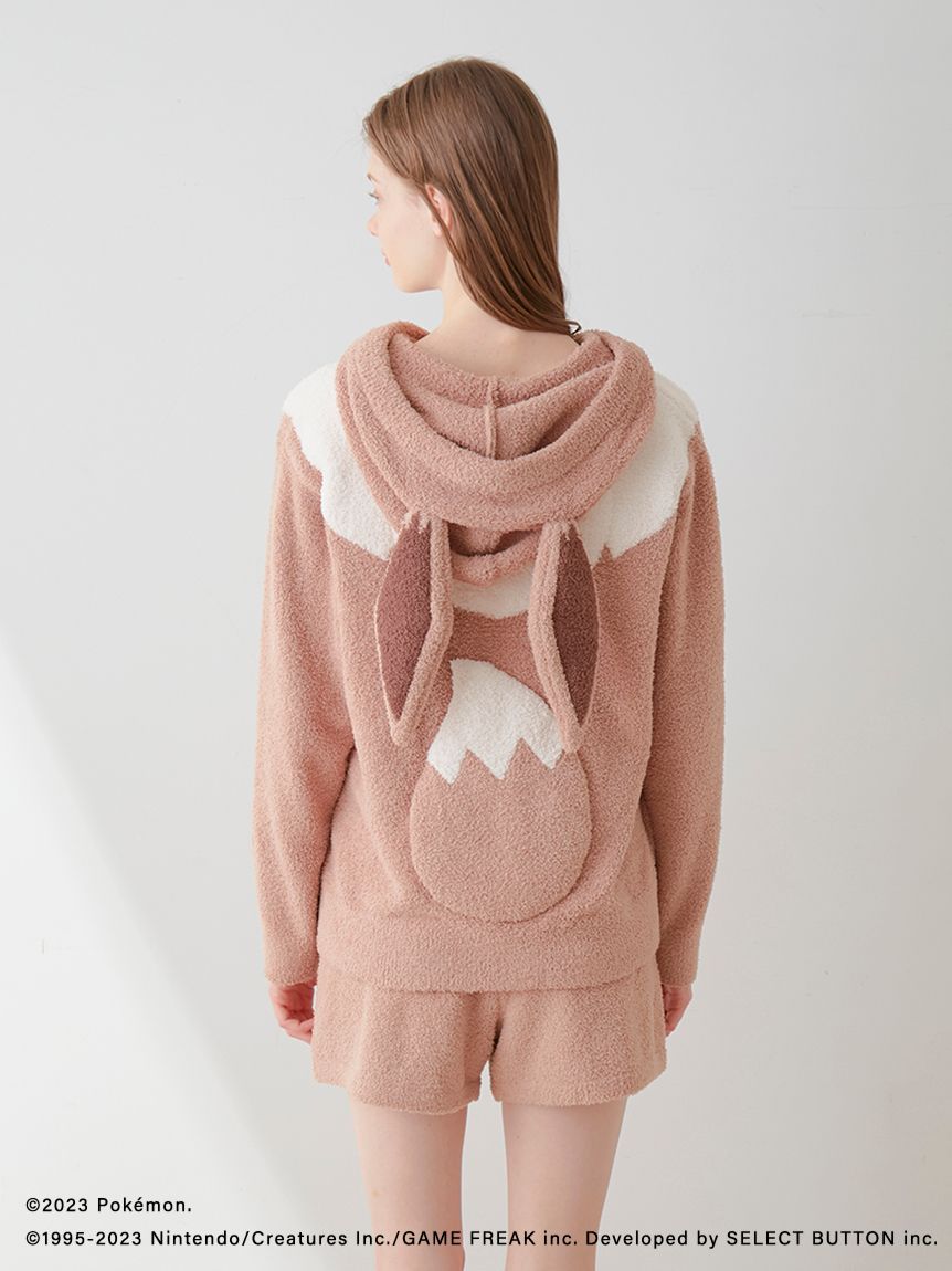 ポケモンスリープ】ベビモコ イーブイ パーカ＆ショートパンツセット