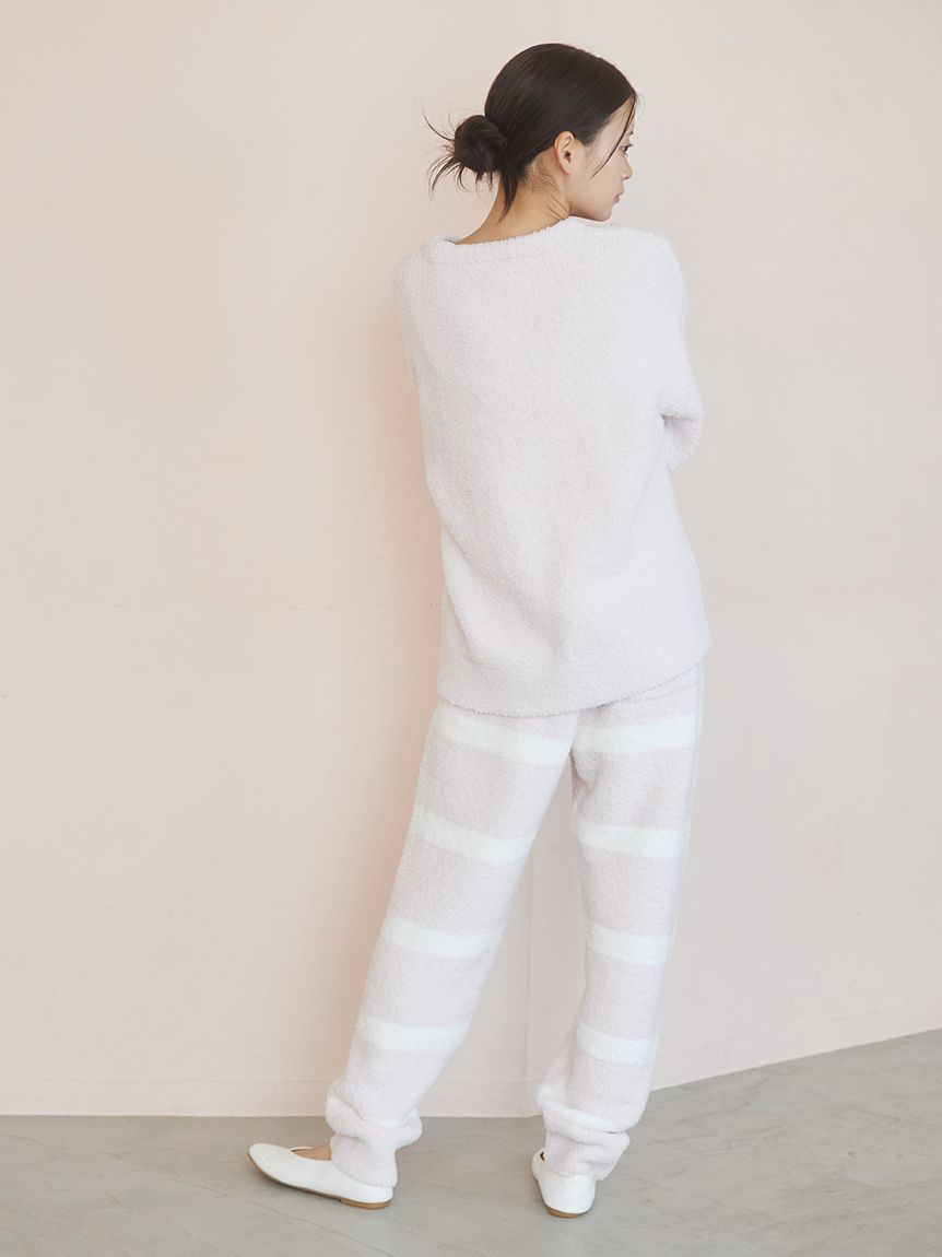 パウダーロゴジャガードプルオーバー＆ロングパンツセット(ロング