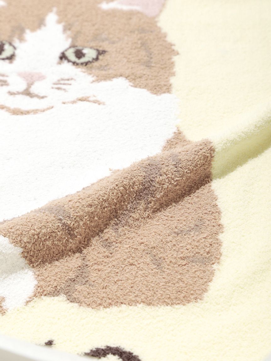 キャットジャガードブランケット(ブランケット)｜ルームウェア