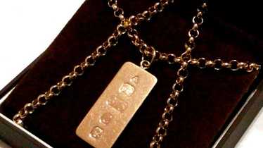 British ingot pendant - Gem