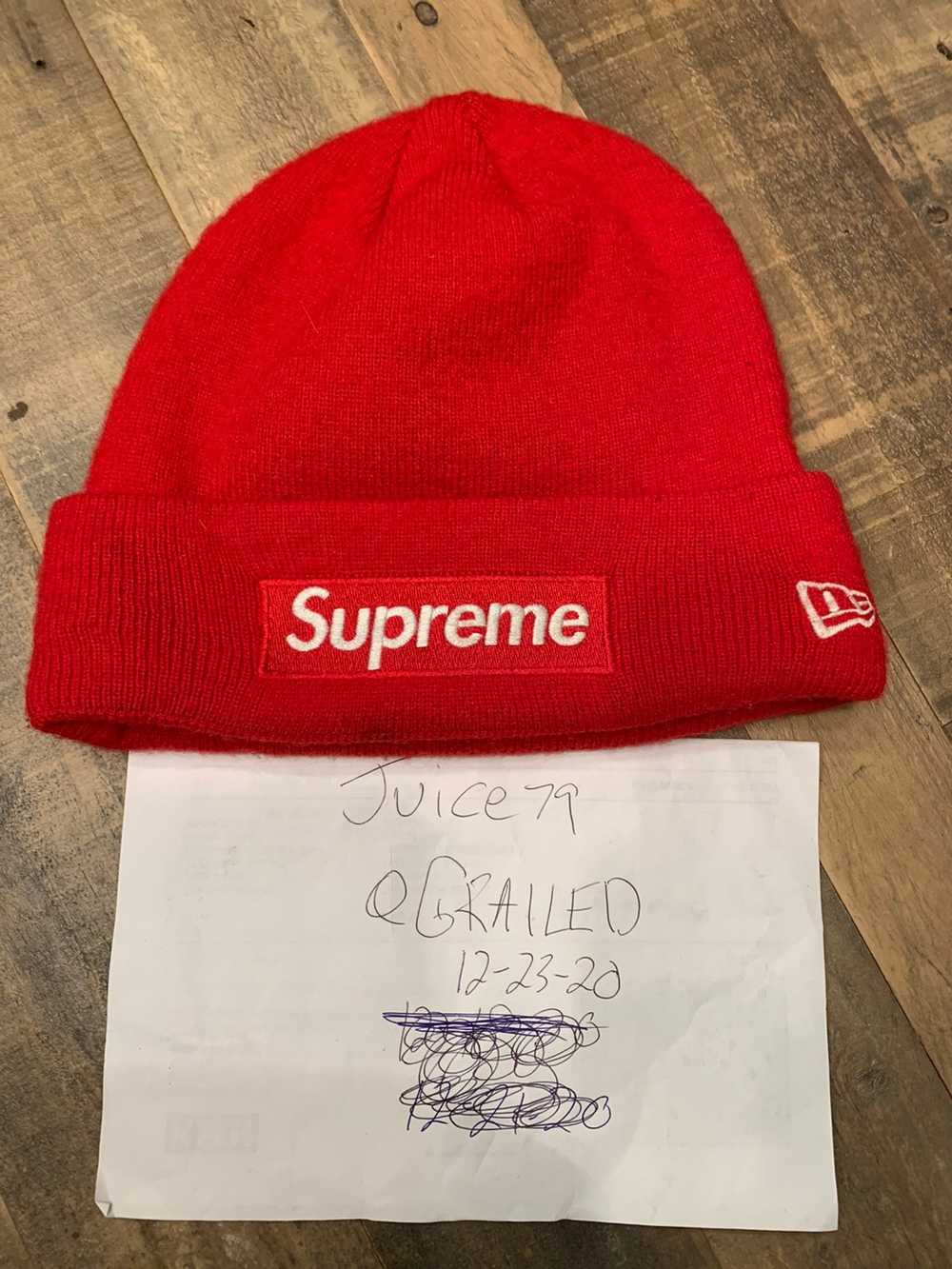 Supreme SUPREME x NEW ERA BOX LOGO BEANIE “RED” - Gem