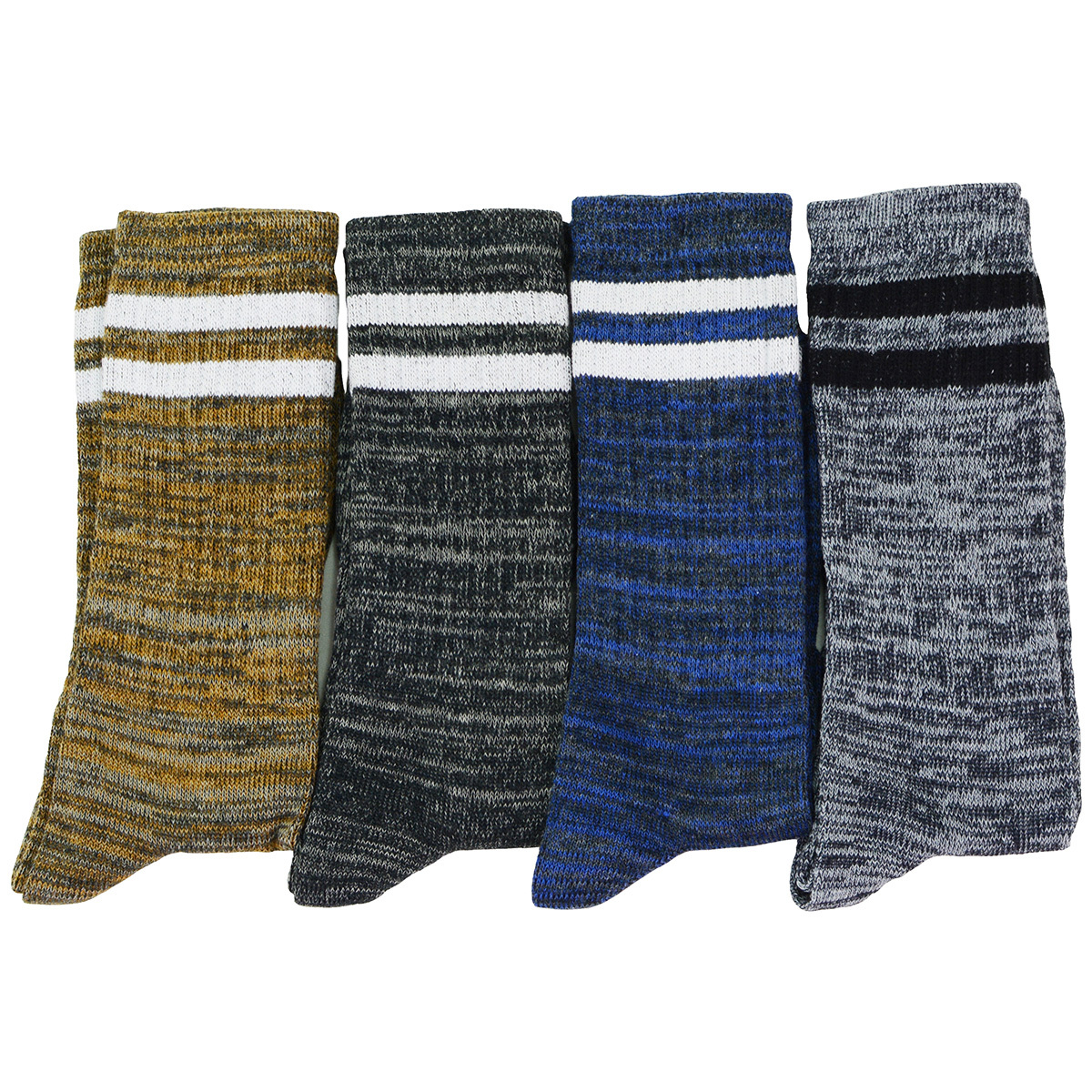 メンズ スポーツソックス Wサポート付き 6足セット 靴下 25-27cm 紳士