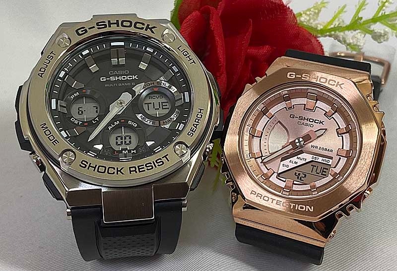 カシオ 恋人たちのGショック ペアウォッチ G-SHOCK GST-W110-1AJF GM