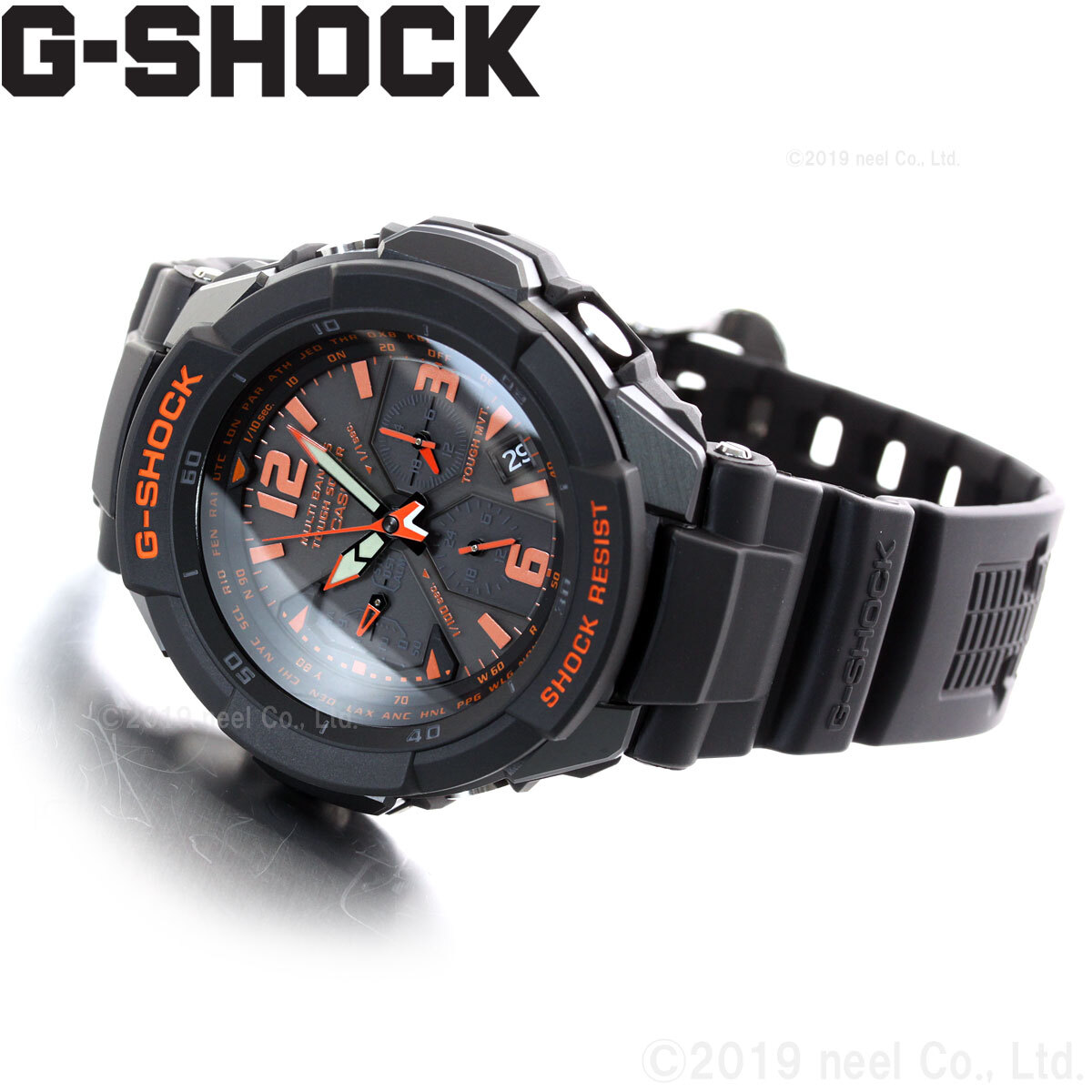 G-SHOCK 電波 ソーラー 電波時計 ブラック 腕時計 カシオ Gショック