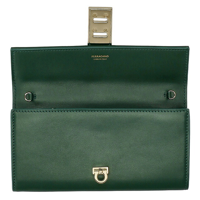 フェラガモ 長財布 レディース ブランド Ferragamo 220668CALF FORGR