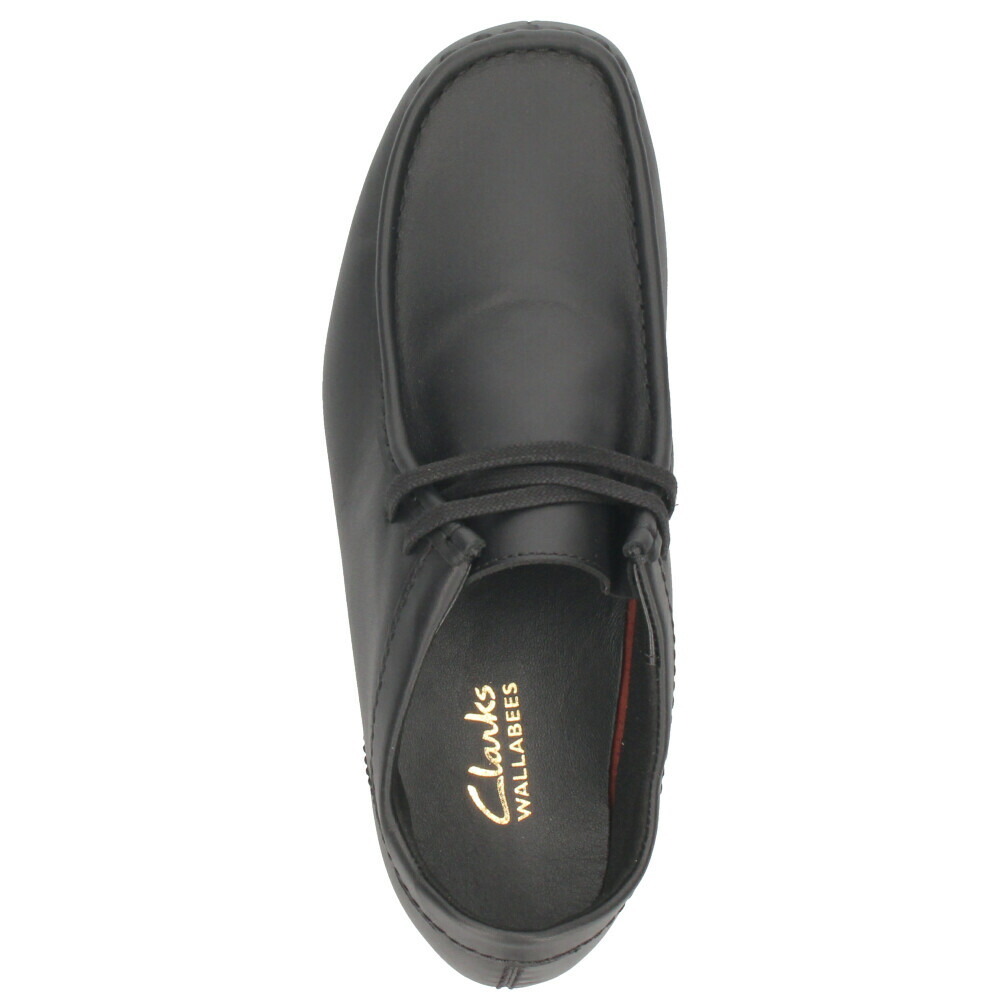 Clarks クラークス メンズ レディース ワラビー ブラックレザー エヴォ