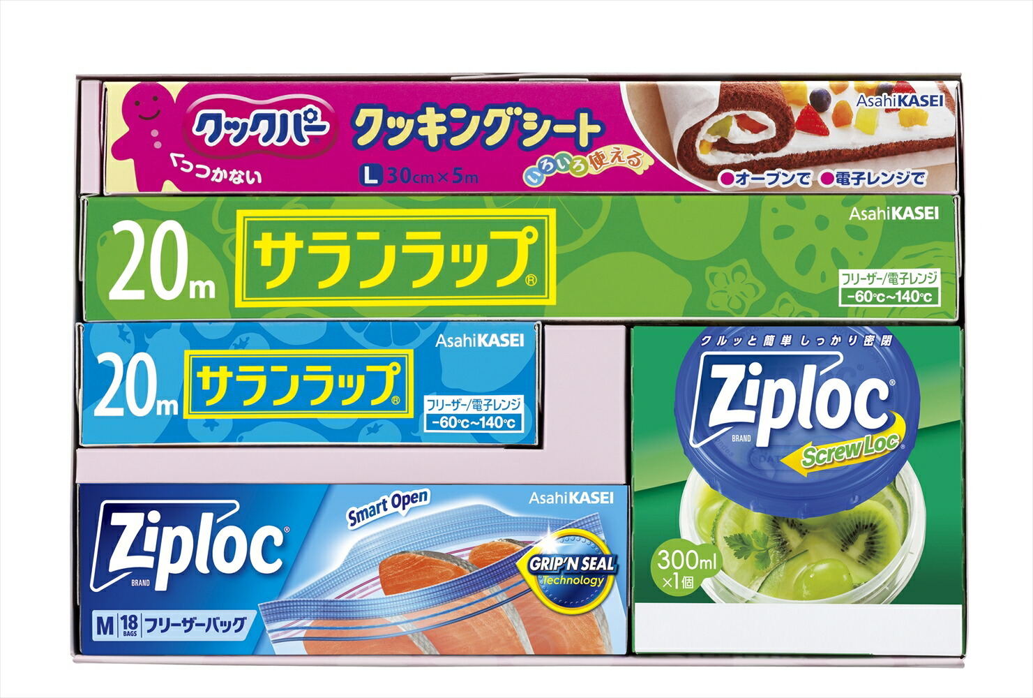 旭化成 サランラップバラエティギフト クックパークッキングシートL