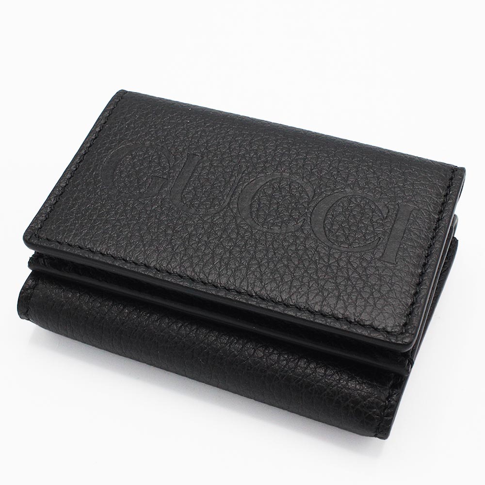 グッチ GUCCI コンパクト折財布 736151 0E8IG 1000 ブラック レザー