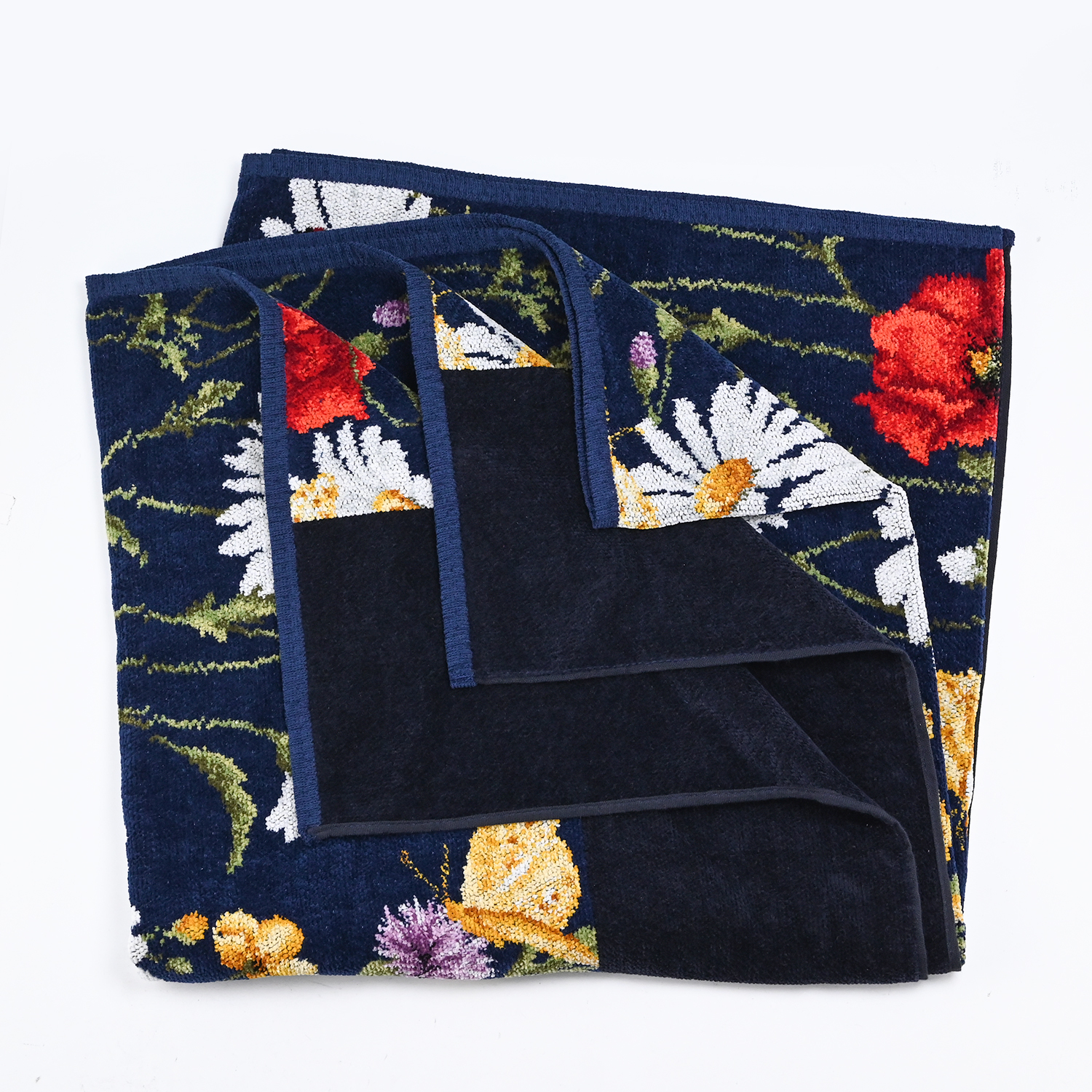 フェイラー FEILER バスタオル 150cm×75cm Daisy Field Blue デイジー