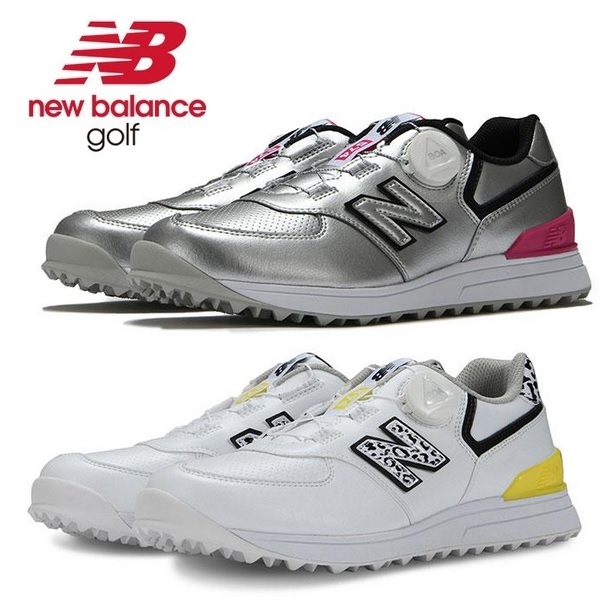 ニューバランス ゴルフシューズ 574 v3 SL BOA WGBS574 スパイクレス