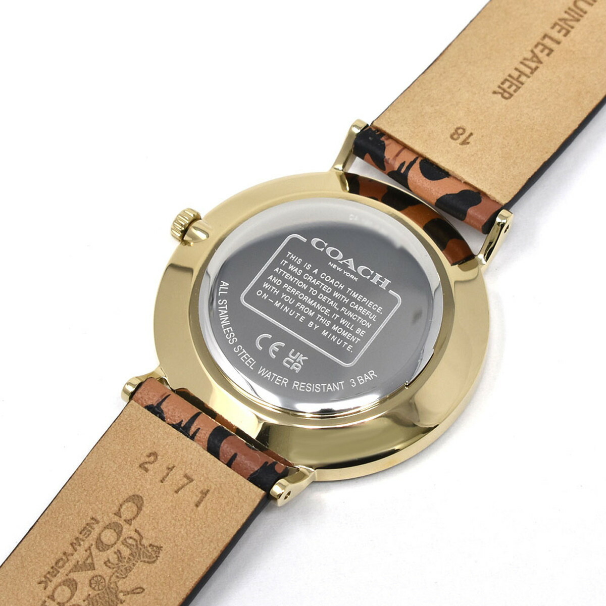 コーチ COACH 腕時計 14503712 PERRY ペリー ヒョウ柄 アナログ 時計