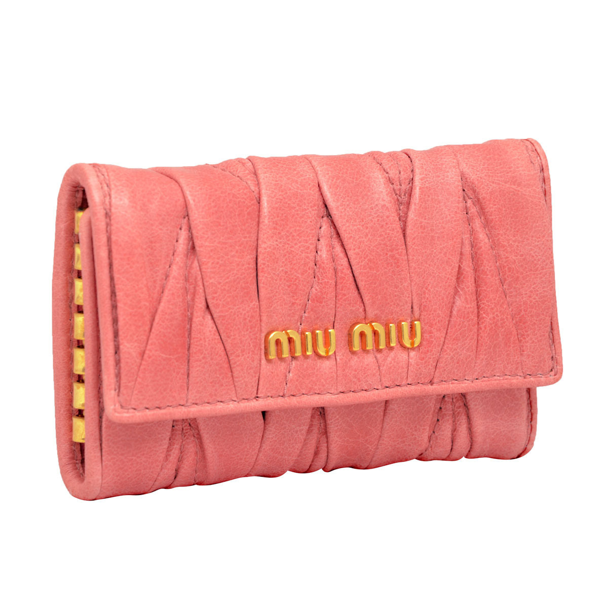 アウトレット※】ミュウミュウ MIU MIU キーケース MATELASSE
