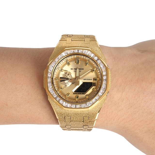 G-SHOCK GA2100gb GARISH GOLD フロステッド カスタム バゲッドカット