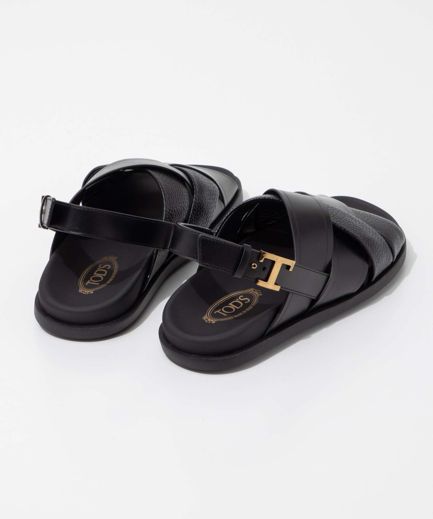 トッズ TOD'S XXW68K0IA20 T8N サンダル CALF DER+MIDOU レディース