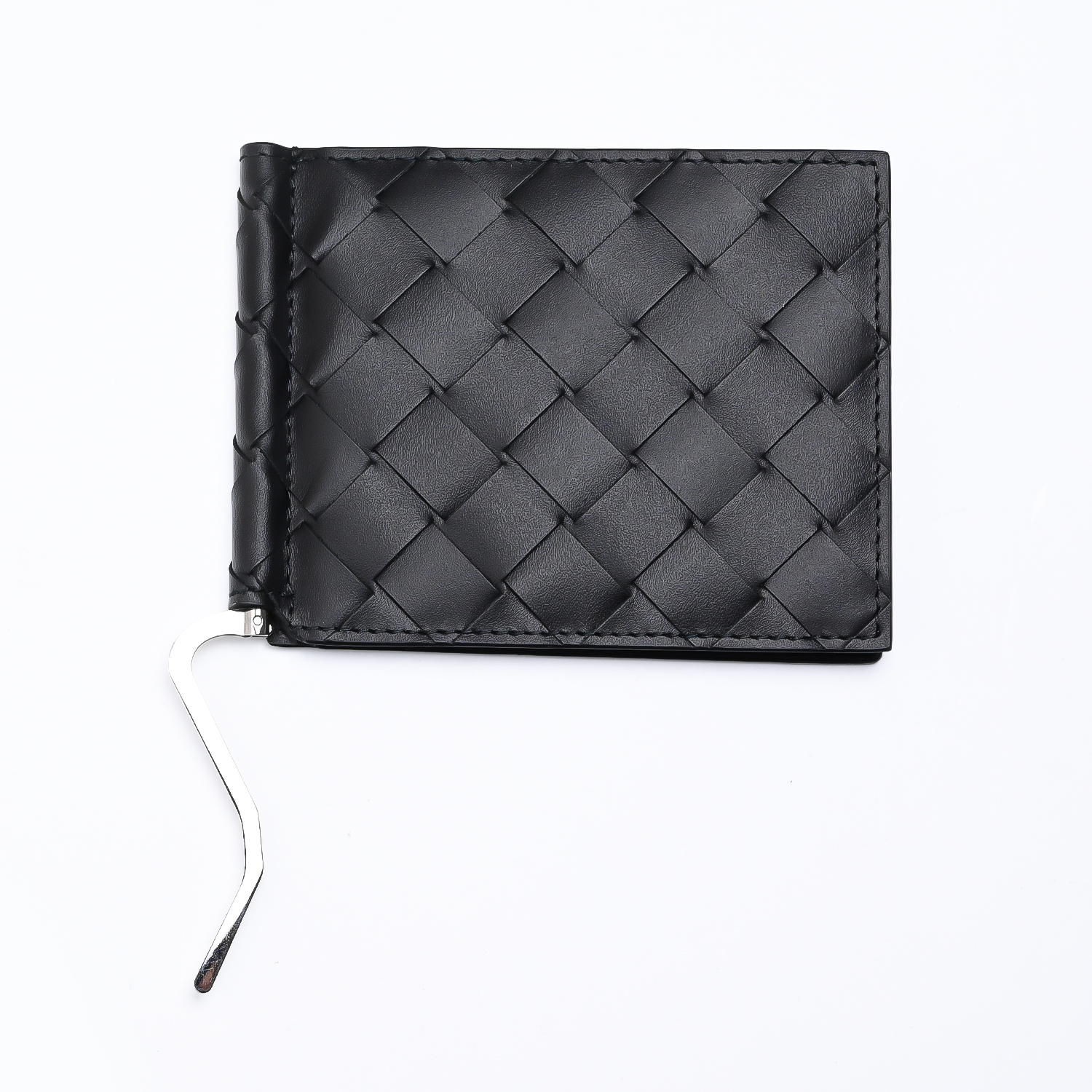 ボッテガヴェネタ BOTTEGA VENETA マネークリップ付き 二つ折り財布 札