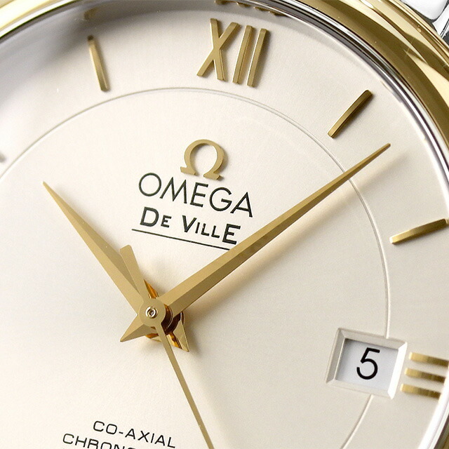 オメガ デビル 37mm 自動巻き K18 機械式 腕時計 ブランド メンズ