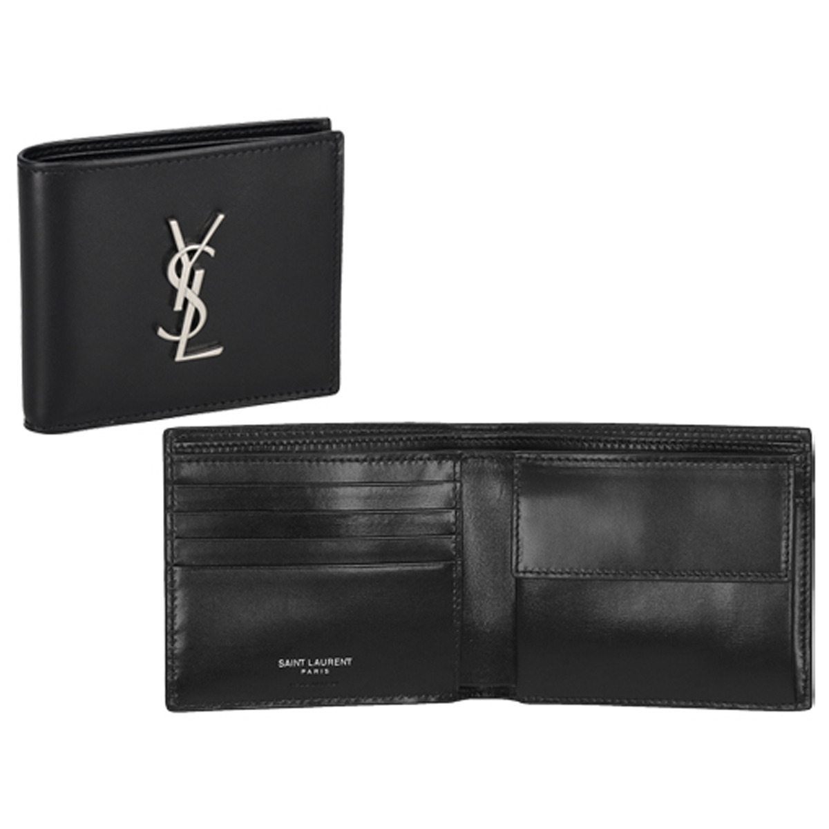 サンローラン SAINT LAURENT 財布 二つ折り財布 折りたたみ財布 小銭