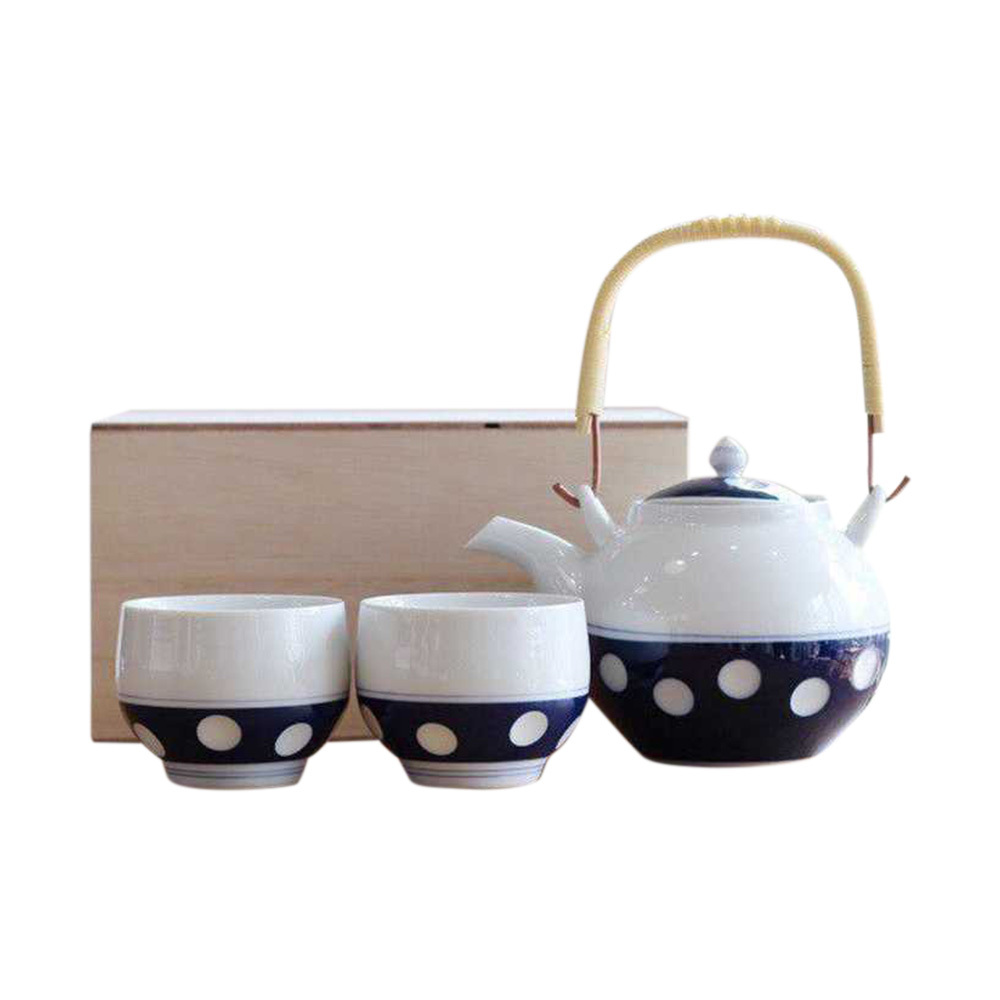 感器工房 吉田水玉 土瓶茶器セット 木箱付き 2010年グッドデザイン賞