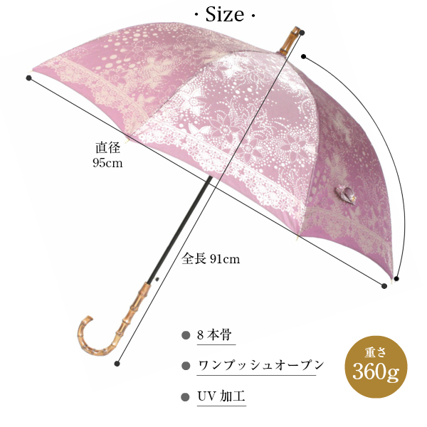 槙田商店 kirie キリエ ドットフラワー レディース 槇田商店 雨傘 日傘