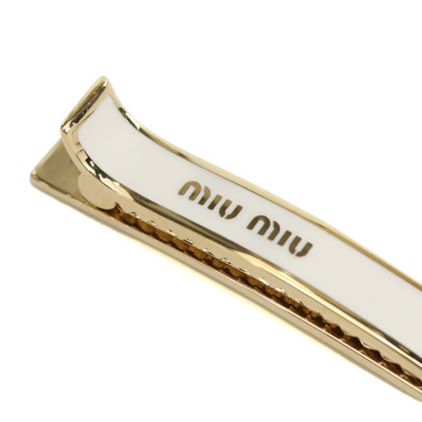 MIUMIU ミュウミュウ ヘアアクセサリー ヘアピン 5JF136 メタル METAL+