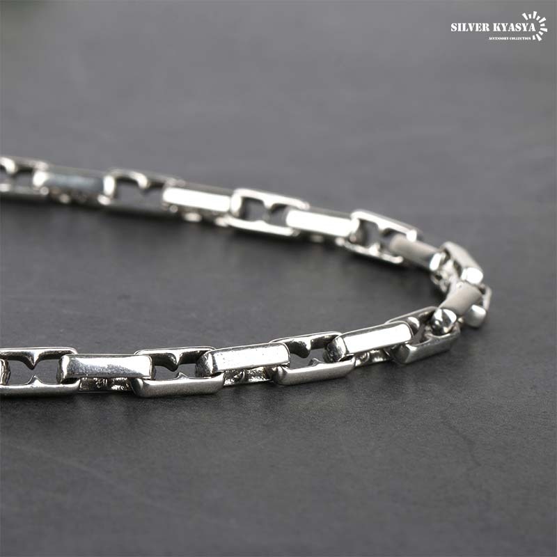 シルバー925 チェーンネックレス メンズ silver925 ボックスチェーン