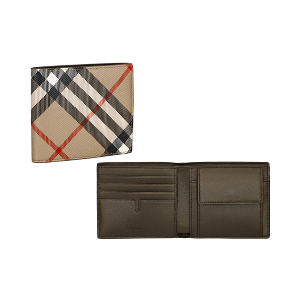 バーバリー BURBERRY 財布 二つ折り財布 折りたたみ財布 小銭入れ付き