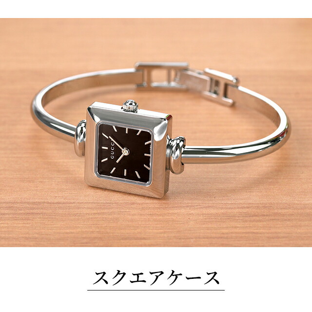 グッチ バングル 時計 1900 レディース ホワイトシェル YA019518
