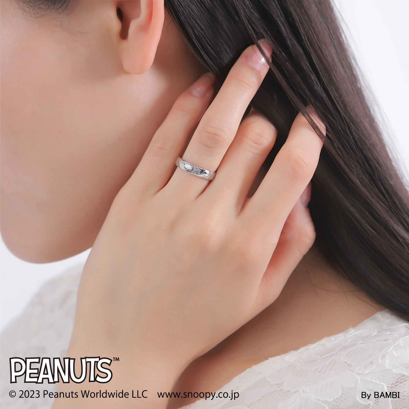 送料無料】【名入れ無料】 スヌーピー リング 7～21号 ステンレス