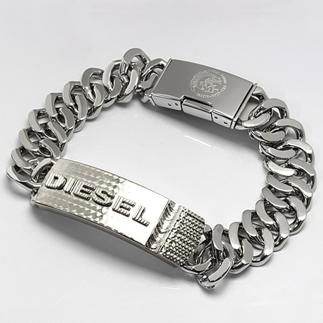 ディーゼル DIESEL ブレスレット メンズ ブレス シルバー アクセサリー