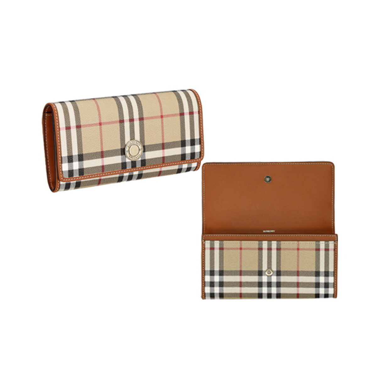 バーバリー BURBERRY 財布 長財布 フラップ式長財布 かぶせ 小銭入れ
