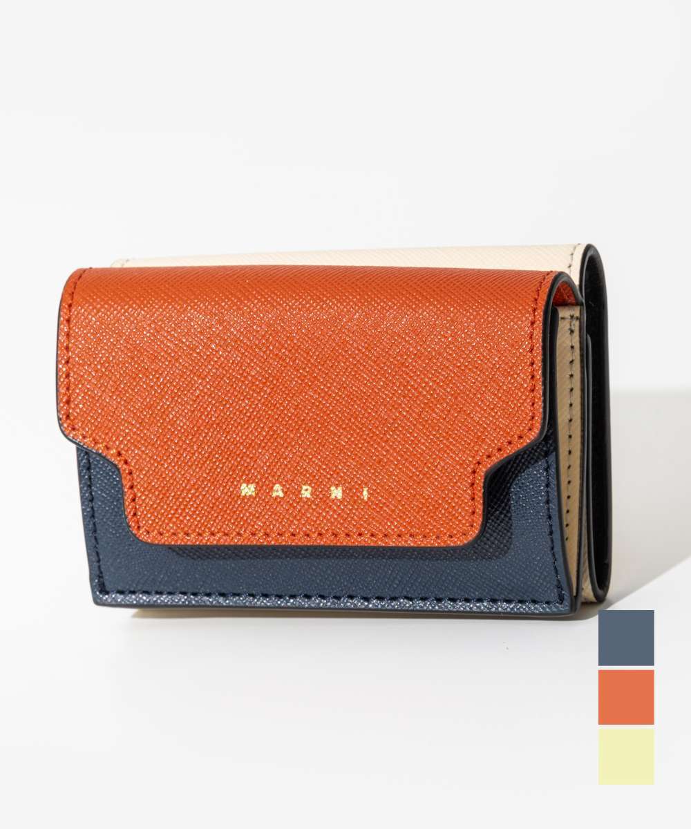 マルニ MARNI PFMOW02U23 LV520 三つ折り財布 TRIFOLD レディース 財布