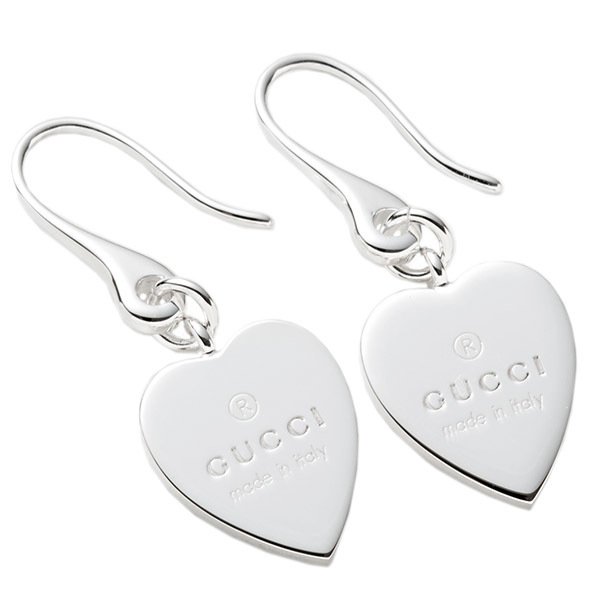 gucci ピアス レディース グッチ ハートプレート TRADEMARK HEART