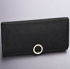 名入れ】 ブルガリ 財布 メンズ 長財布 ブランド 二つ折り レザー 本革