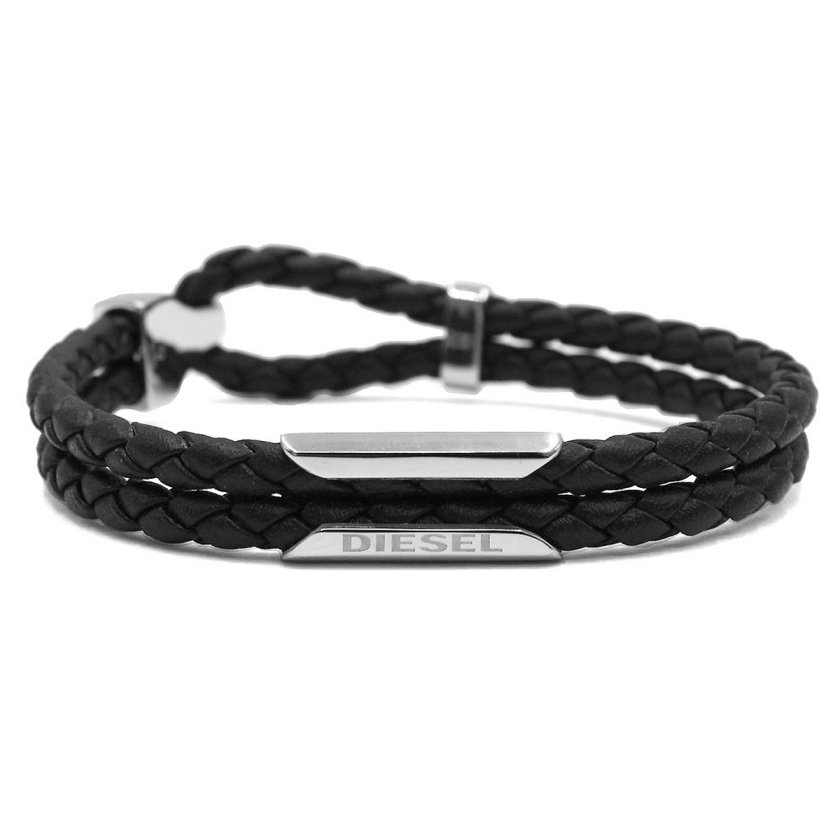 DIESEL ディーゼル アクセサリー ブレスレット レザーブレスレット