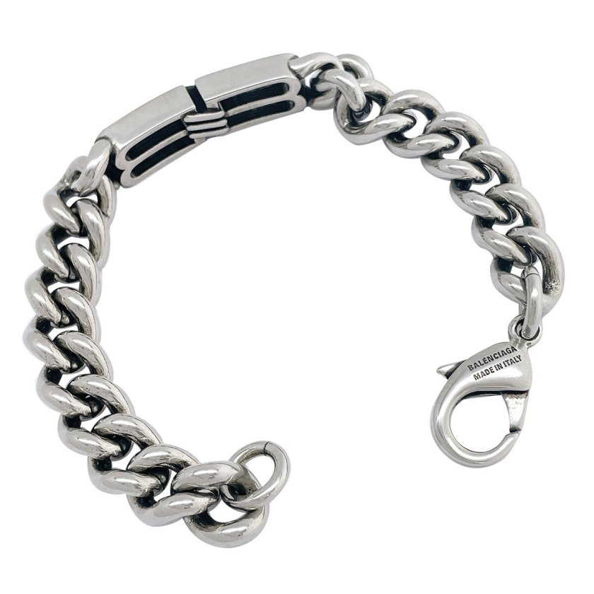 バレンシアガ BALENCIAGA BBアイコン リンクチェーン ブレスレット