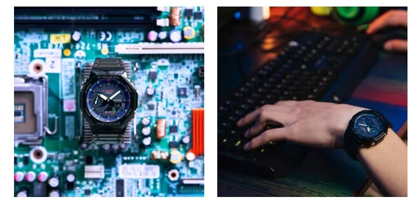 CASIO カシオ G-SHOCK ジーショック 腕時計 GA-2100RGB-1A アナデジ