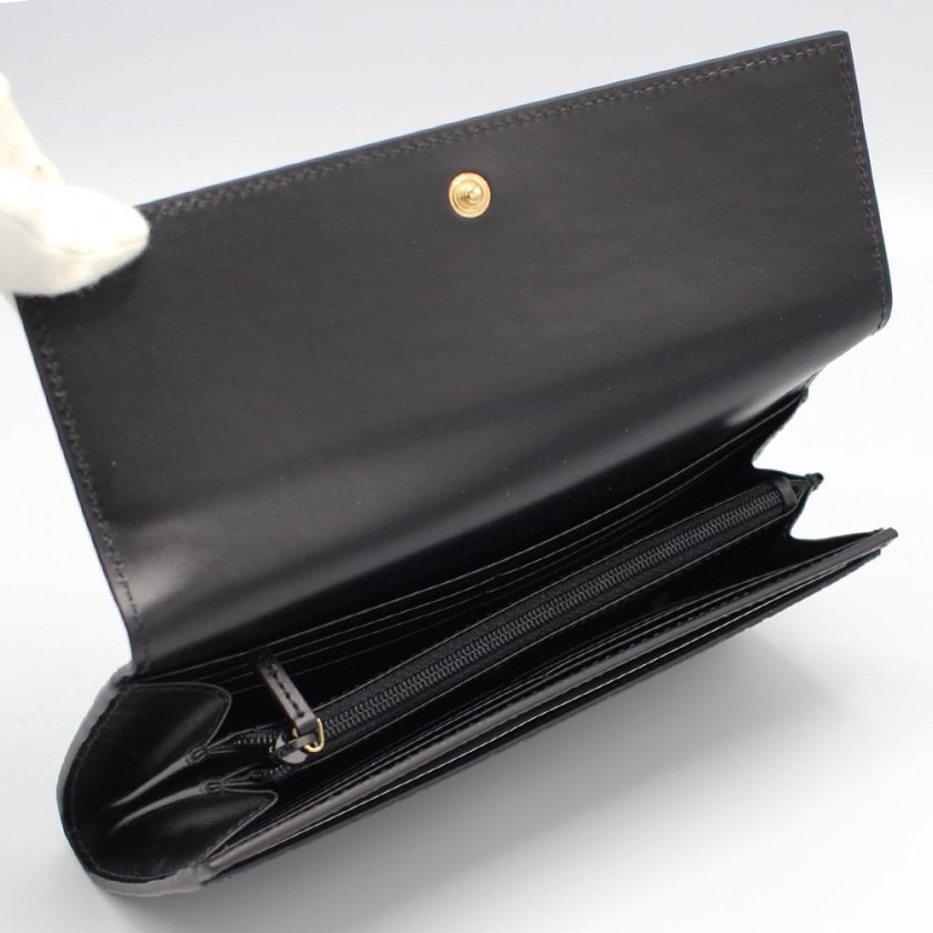 グッチ GUCCI 長財布 779785 CWC1G 1000 ブラック グッチシマ レザー