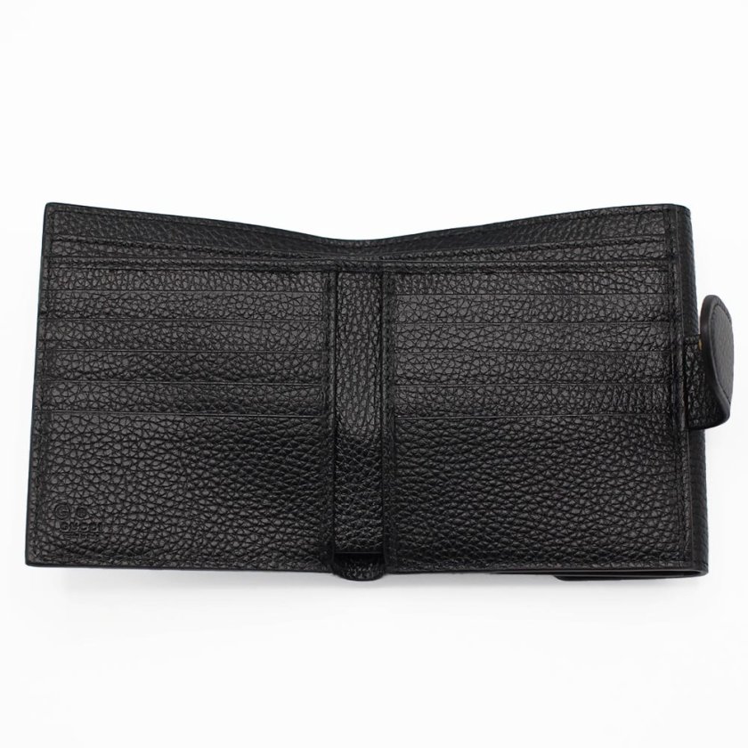 グッチ GUCCI 二つ折り財布 782749 A7M0T 1000 ブラック GG マーモント