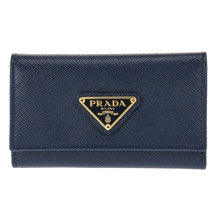 プラダ PRADA キーケース 1PG222 QHH F0016 6連 キーフック キーリング