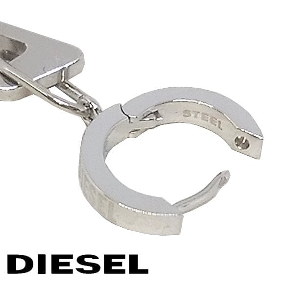 DIESEL ディーゼル メンズ 片耳用 フープピアス DX1336040 シルバー