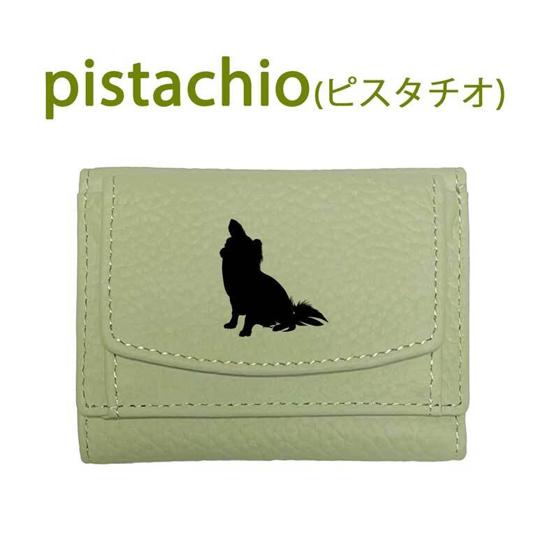 Fave チワワ 三つ折りミニ財布 三つ折り 財布 フルオープン ギャルソン