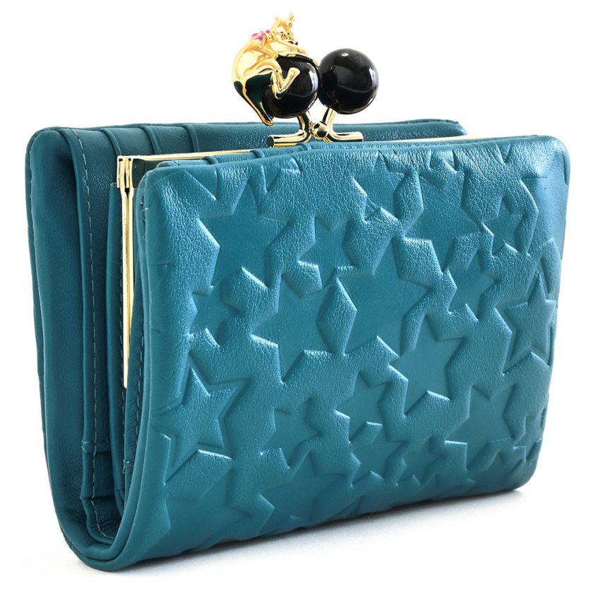アナスイ 財布 二つ折り財布 がま口財布 ターコイズ ANNA SUI 316832