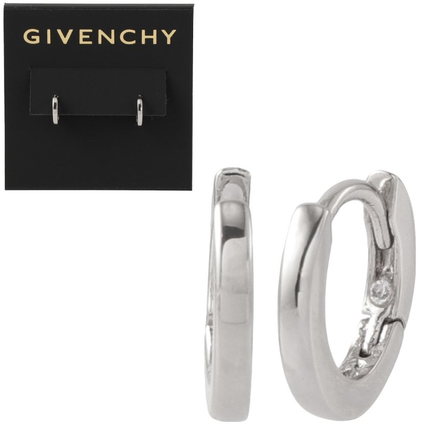 ジバンシィ GIVENCHY 12337048-1 ハギー フープ ピアス シルバー