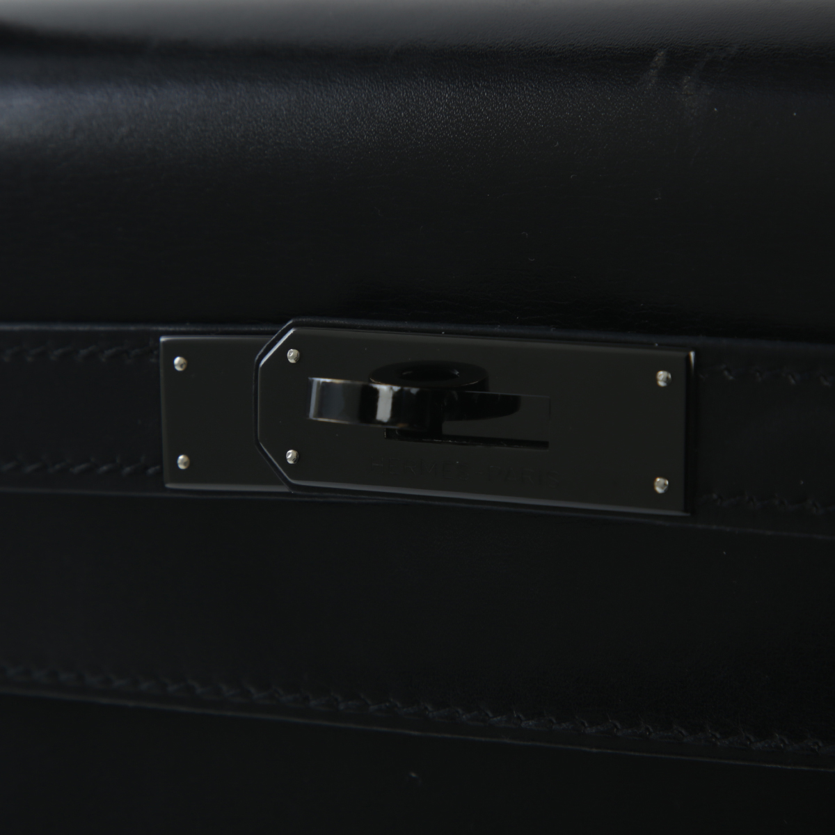 ランク A HERMÈS エルメス 限定品 ケリー32 ソーブラック ブラック (89