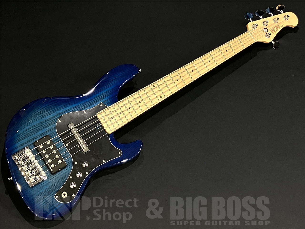 FUJIGEN(FGN) JMJ52-ASH-M / See-Thru Blue Burst（新品/送料無料
