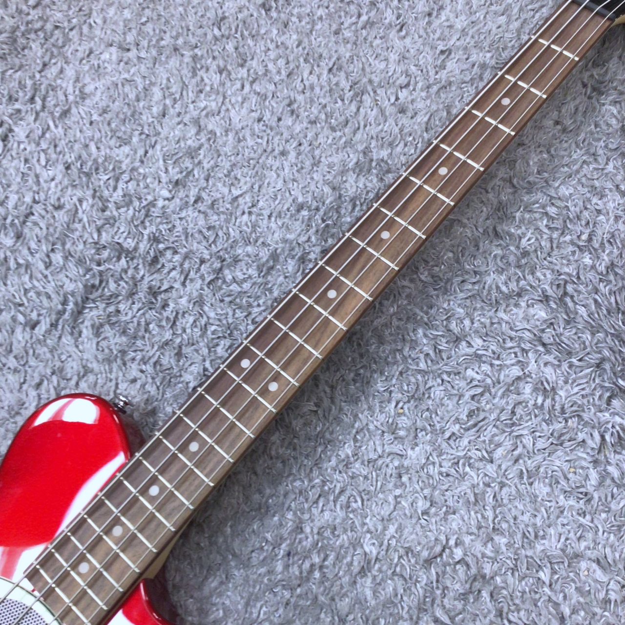 Pignose PGB-200 CA(Candy Apple Red)【アンプ内臓コンパクトベース