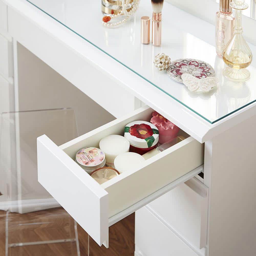 LEDライト付き 楽屋ドレッサーシリーズ ドレッサー 幅78.5cm 通販