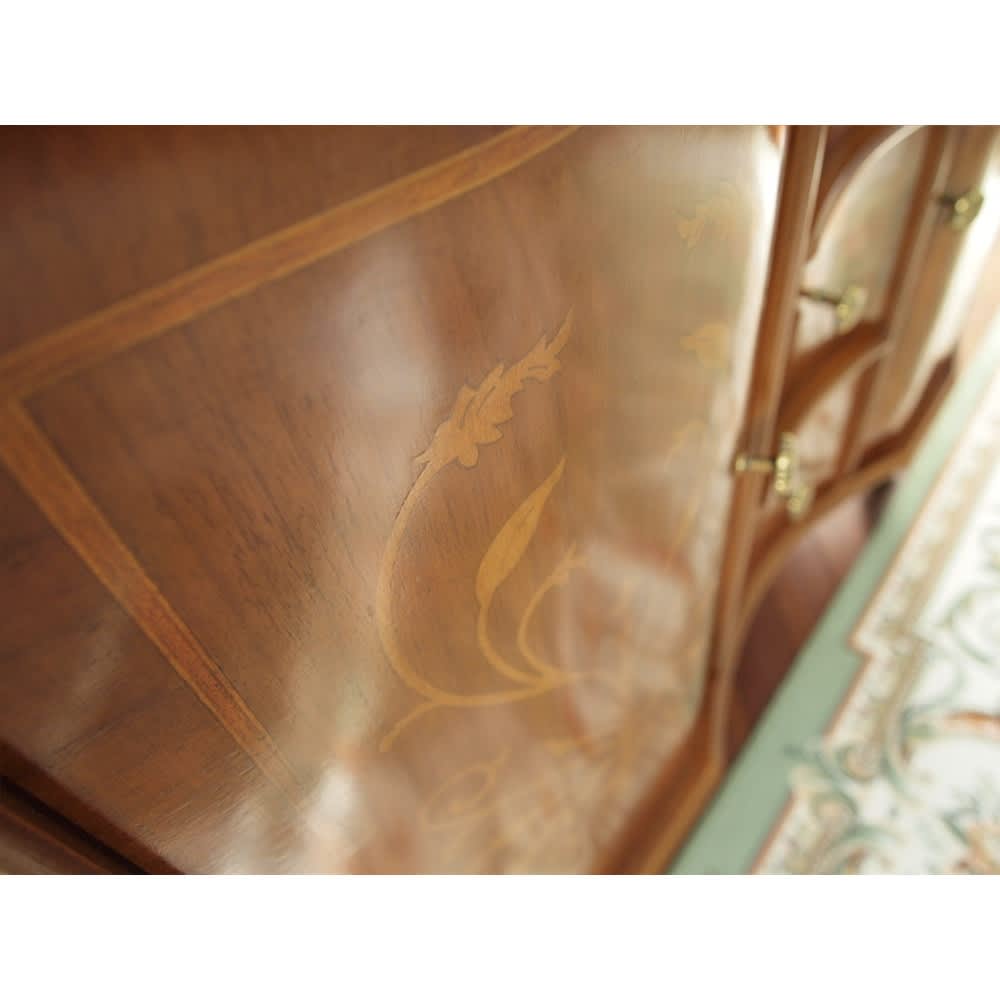 イタリア製 猫脚 象がんシリーズ キャビネット 幅87cm 通販 - ディノス