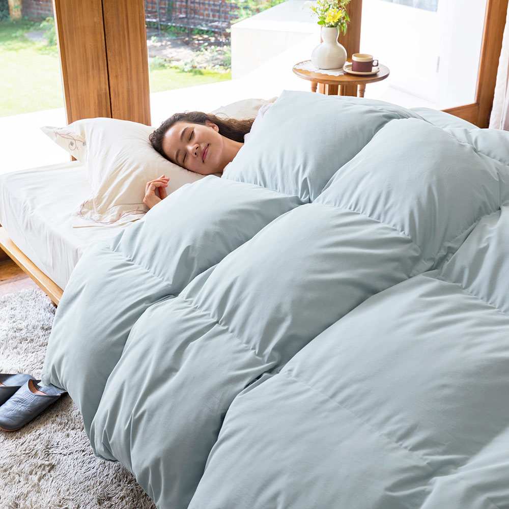 リサイクル羽毛掛け布団〈reumo/リウモ〉 増量タイプ 通販 - ディノス